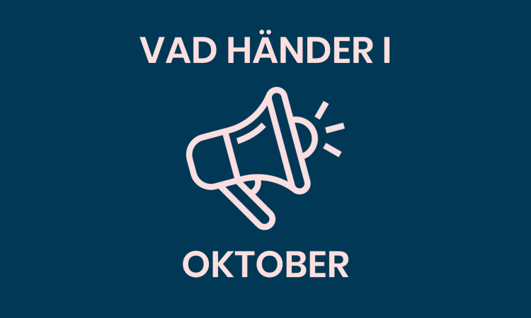 Vad händer i oktober?