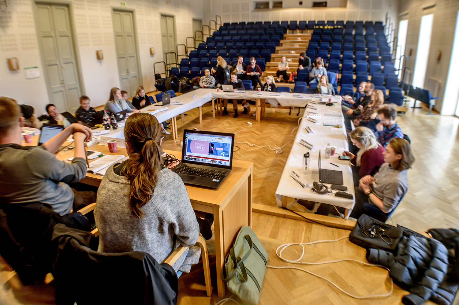 Fullmäktige sammanträder i Lingsalen