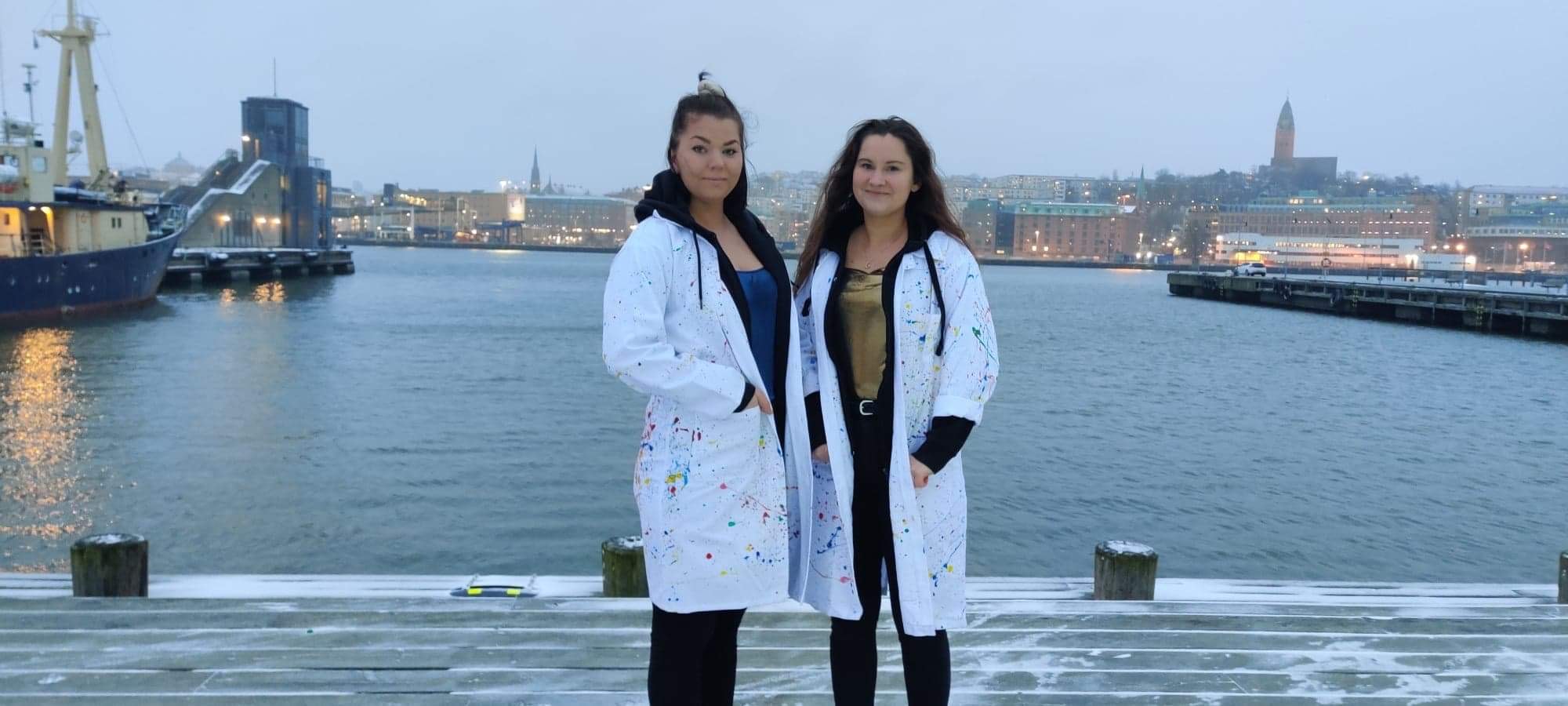 Insparkskoordinatorerna Agnes och Linnea.