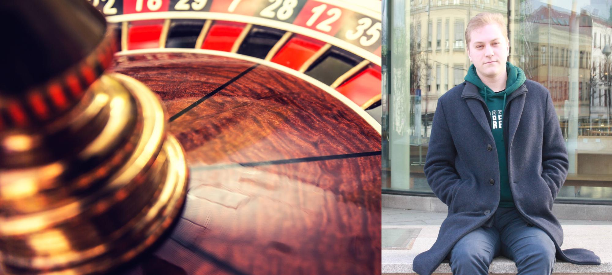 Roulettebräda med Tom till höger