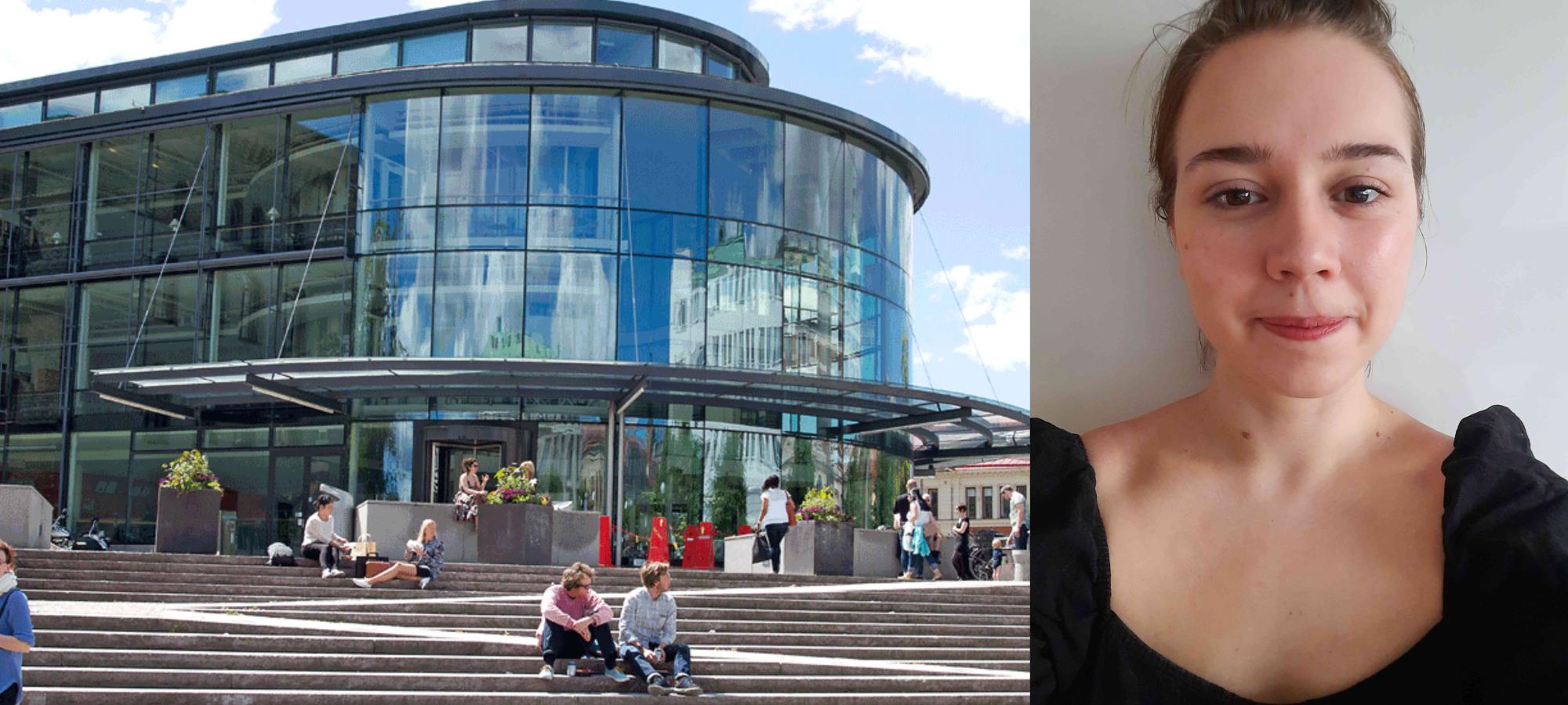 Pedagogen med Linnea till höger