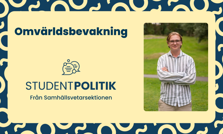 Studentpolitiskt ansvarige Filip Kjellgren