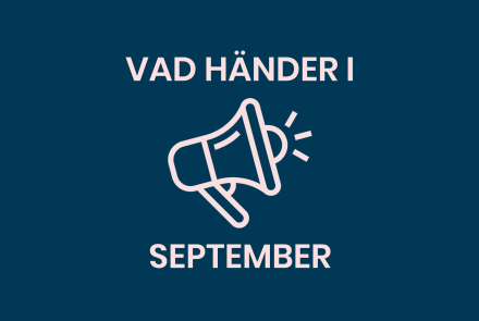 Vad händer i september?